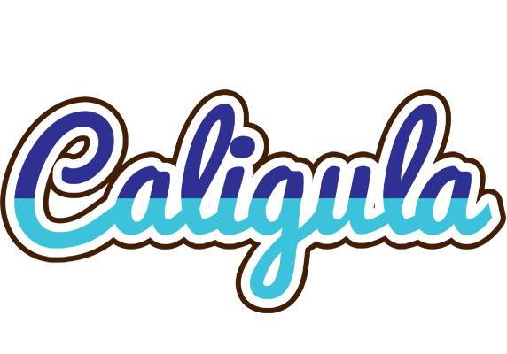 Caligula raining logo