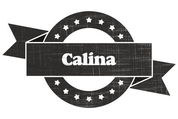 Calina grunge logo