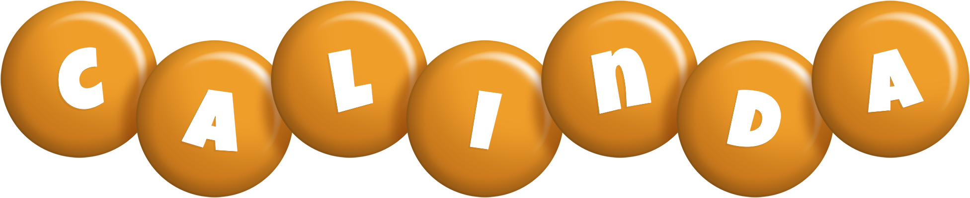 Calinda candy-orange logo