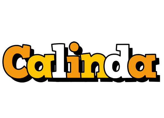 Calinda cartoon logo