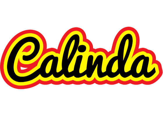 Calinda flaming logo