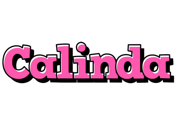 Calinda girlish logo