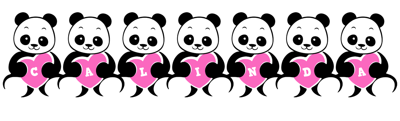 Calinda love-panda logo