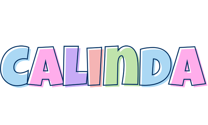 Calinda pastel logo