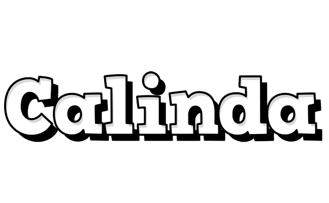 Calinda snowing logo