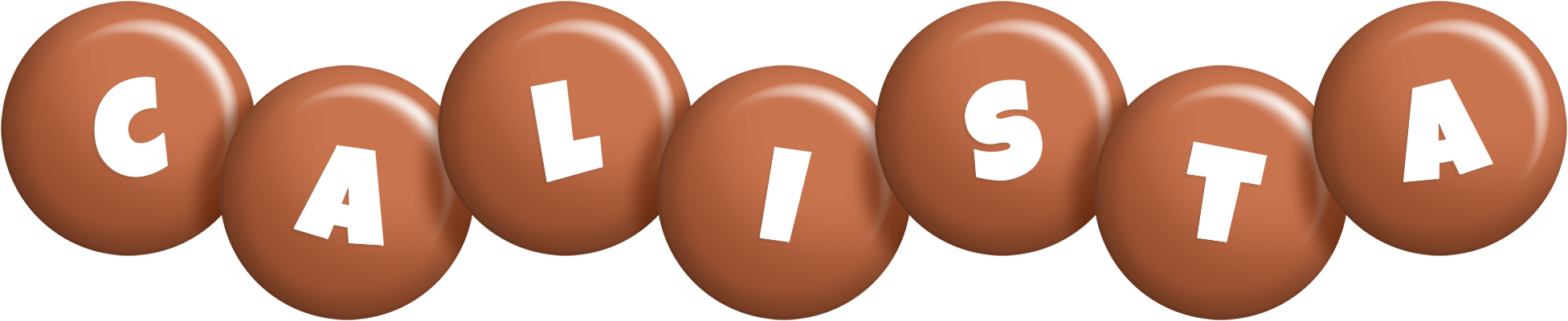 Calista candy-brown logo