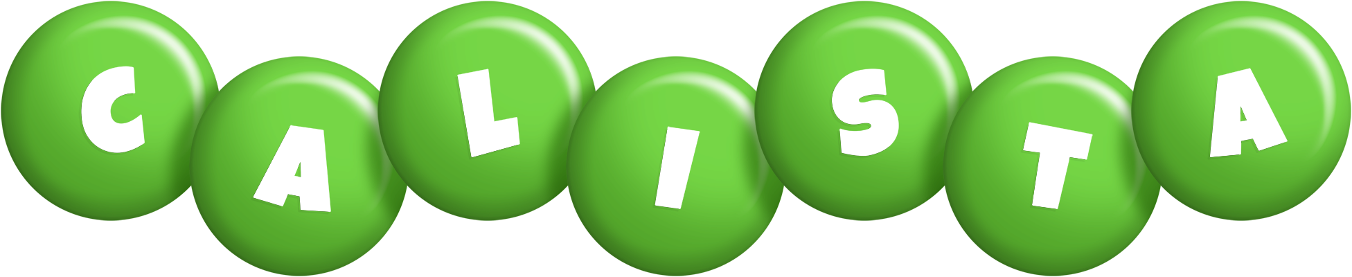 Calista candy-green logo