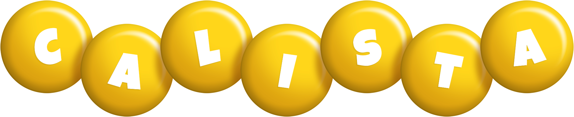 Calista candy-yellow logo
