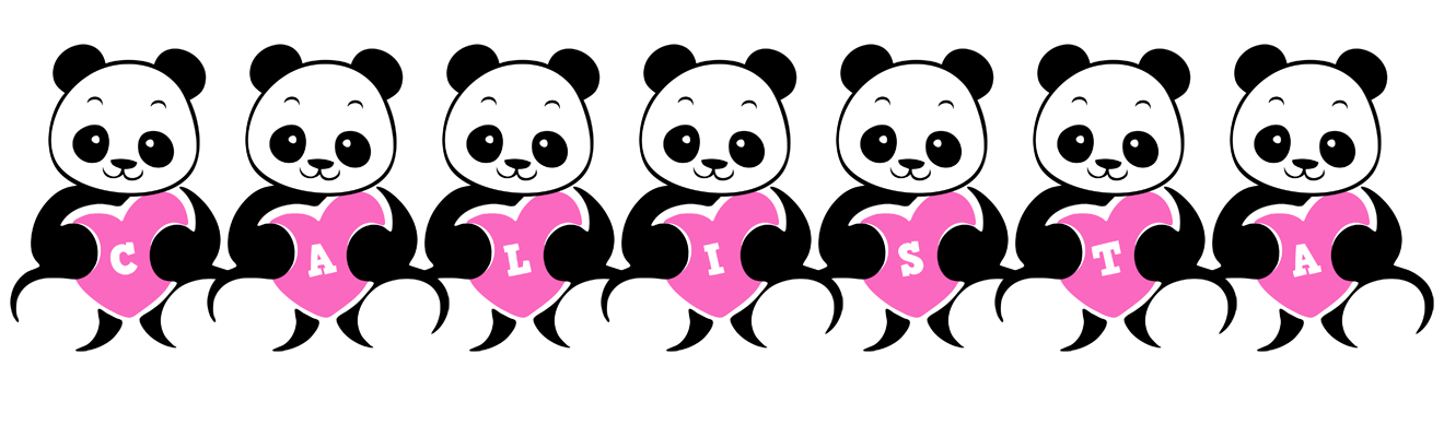 Calista love-panda logo