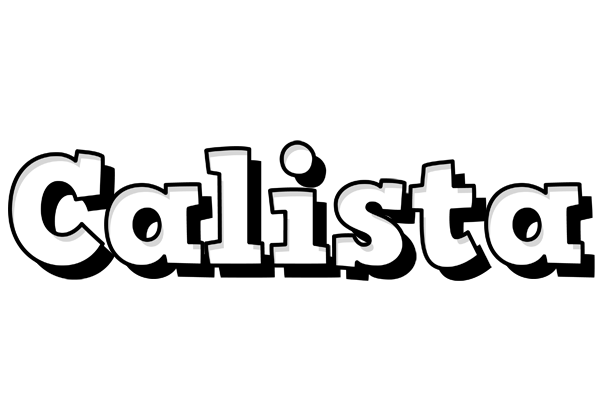 Calista snowing logo