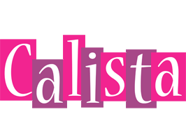 Calista whine logo