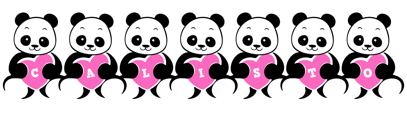 Calisto love-panda logo