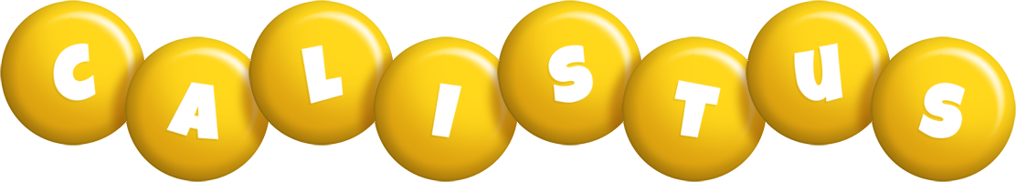 Calistus candy-yellow logo