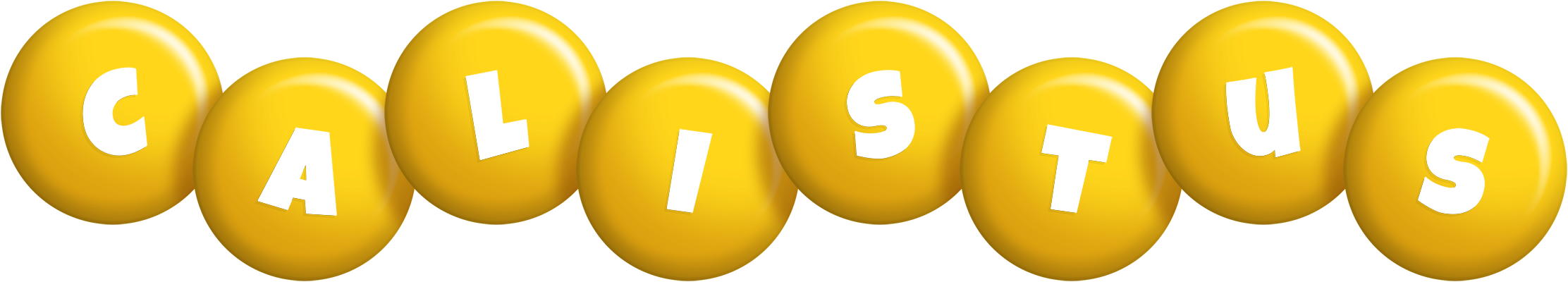 Calistus candy-yellow logo