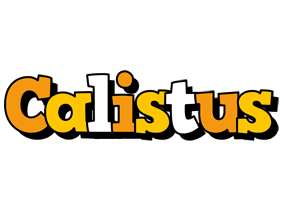 Calistus cartoon logo