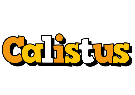 Calistus cartoon logo