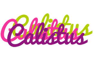 Calistus flowers logo