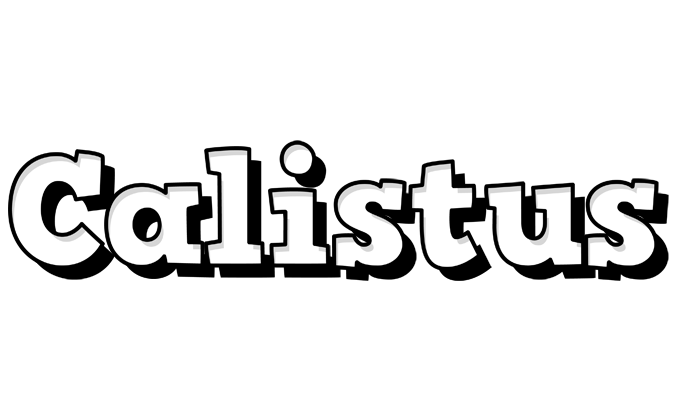 Calistus snowing logo