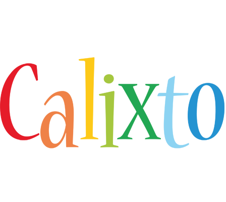 Calixto birthday logo