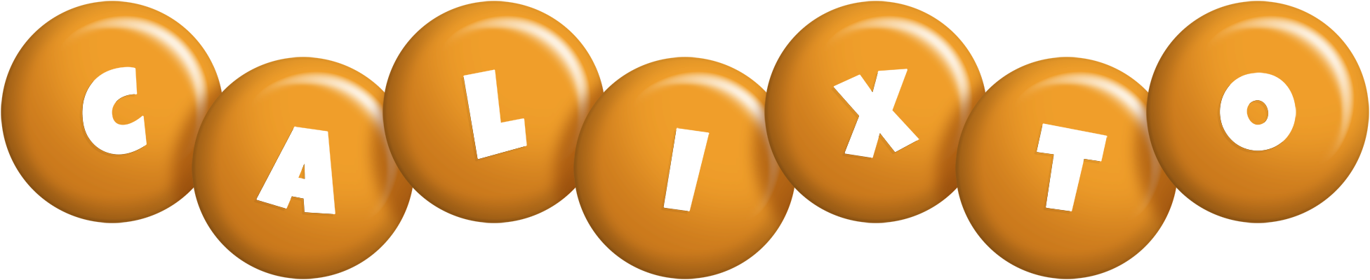 Calixto candy-orange logo