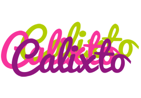 Calixto flowers logo