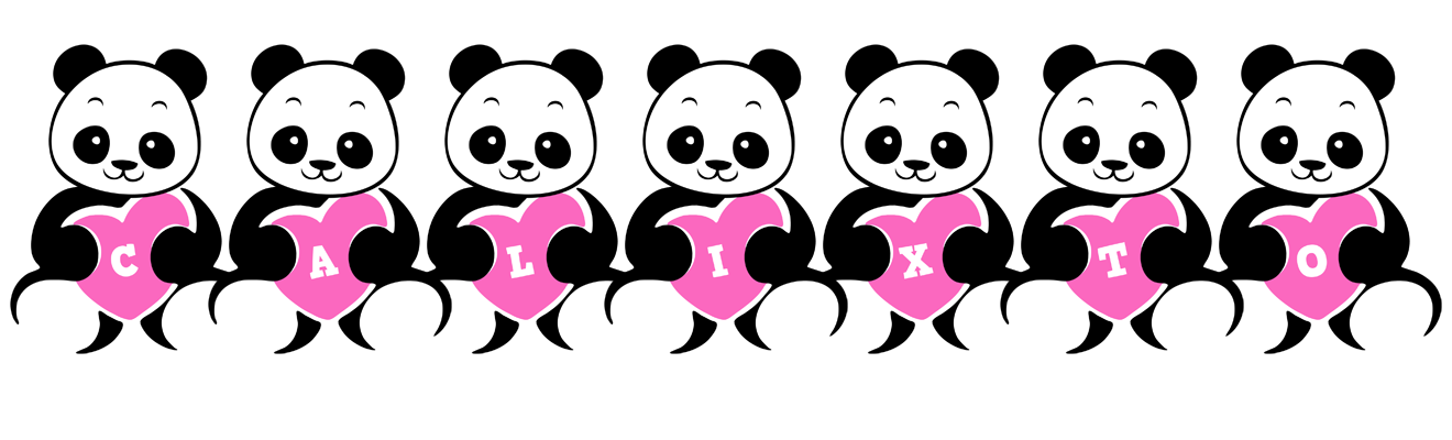 Calixto love-panda logo