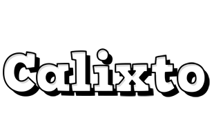 Calixto snowing logo