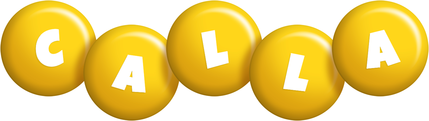 Calla candy-yellow logo