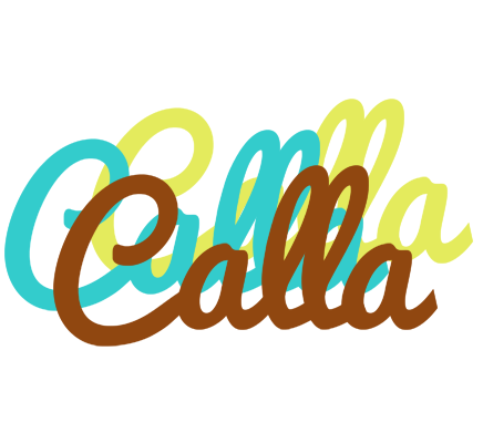 Calla cupcake logo