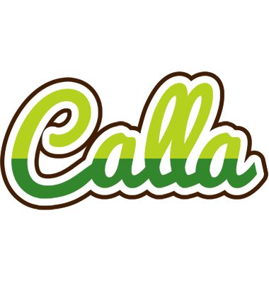 Calla golfing logo