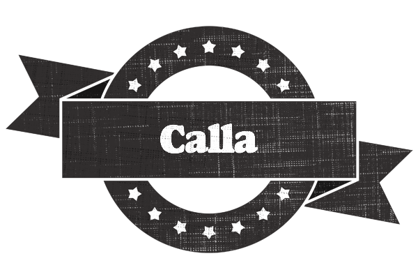 Calla grunge logo