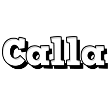 Calla snowing logo