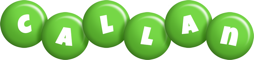 Callan candy-green logo