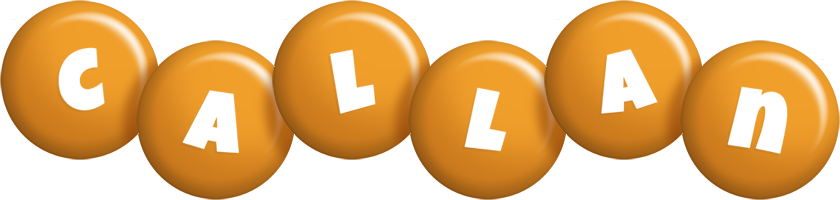 Callan candy-orange logo