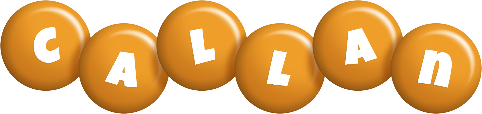Callan candy-orange logo