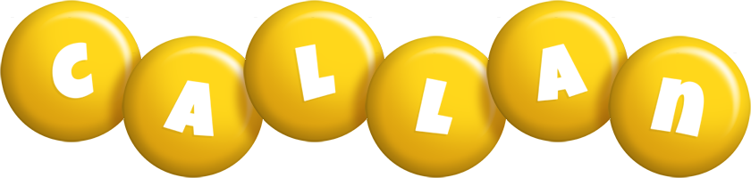 Callan candy-yellow logo