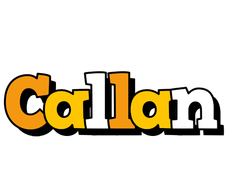 Callan cartoon logo