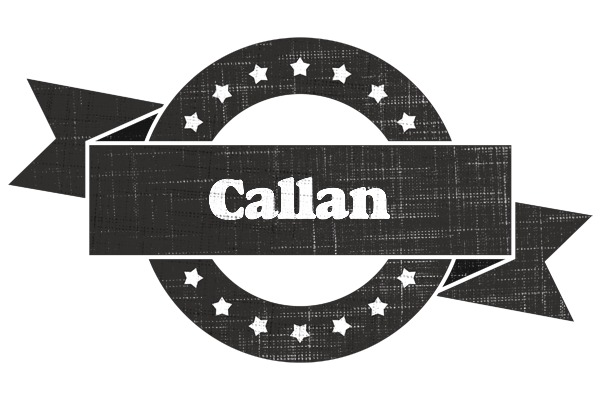 Callan grunge logo