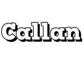 Callan snowing logo