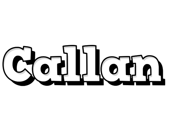 Callan snowing logo