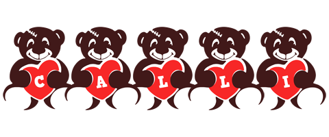 Calli bear logo