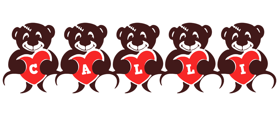 Calli bear logo
