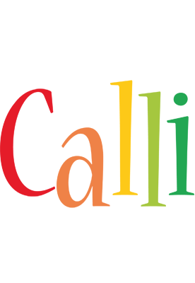 Calli birthday logo