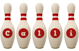 Calli bowling-pin logo