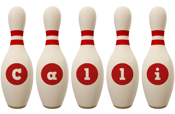 Calli bowling-pin logo