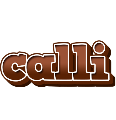 Calli brownie logo