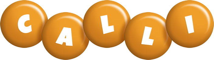 Calli candy-orange logo