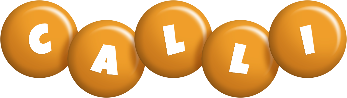 Calli candy-orange logo