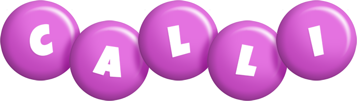 Calli candy-purple logo