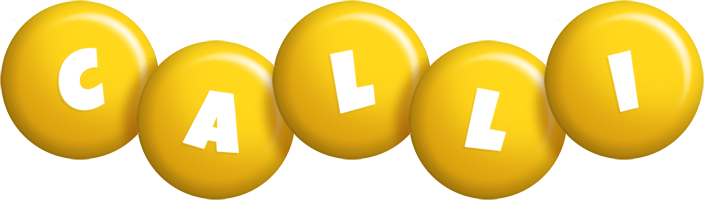 Calli candy-yellow logo